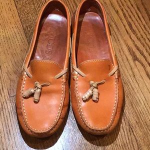 Tods Orange driving shoes